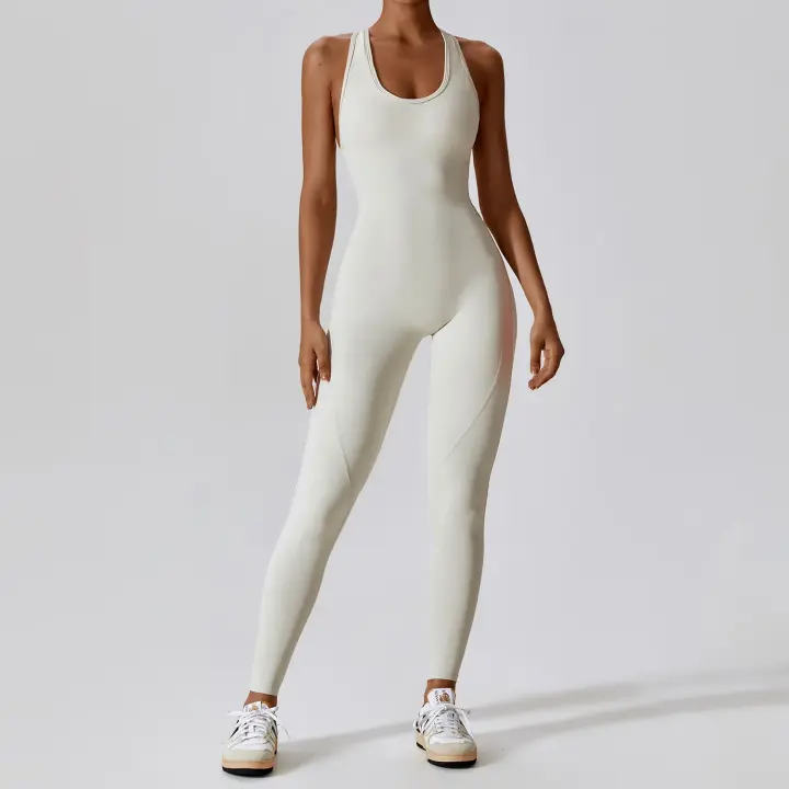 Traje de gimnasio de Yoga para mujer, mono de entrenamiento, ropa deportiva para correr, ciclismo, conjunto de gimnasio - 1