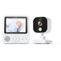 ABM900 Monitor de bebé de 2,8 pulgadas cámara de vídeo de vigilancia para bebé protección de seguridad Audio bidireccional cámara de visión nocturna niñera - details 0