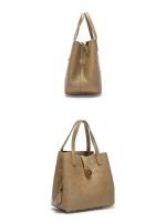 Bolso Bandolera Para Mujer CH Embossed Con Diseño De Impresión De Letras Gran Capacidad Elegante Temperamento Bolso De Mano Casual - details 6