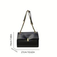 Bolso de mano de gran capacidad para mujer - Bolso de hombro minimalista de poliéster negro con cierre de cierre en tono dorado, acabado duradero con bordes de aceite y diseño elegante para desplazamientos, trabajo, viajes, bolso de trabajo |   Bolso con - details 0