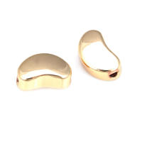 Espaciador de arco iris y Luna de latón, Color oro de 18K, paloma, estrella, nube, cilindro, pulsera ovalada, cuentas, fabricación de joyería, accesorios Diy - details 42
