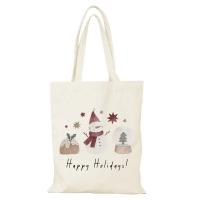 Regalo de Año Nuevo, bolso de mano para hombre, bolso de compras de lona para mujer, bolsos de dibujos animados, bolsos de tela, bolso de compras ecológico para mujer - details 9