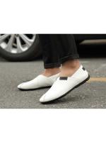 Zapatos de verano para hombre de piel auténtica, talla grande, estilo británico, informales, con agujeros y transpirables de piel de vaca. - details 3