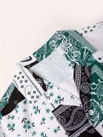 2025 verano de los hombres de impresión a cuadros camisa casual versátil traje. - details 1