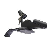 Juego de barras de techo de aluminio con llave para rieles abiertos, capacidad de carga de 75kg, longitud de 100cm - details 7