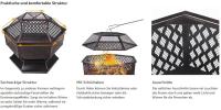 Parrilla de Jardín Hexagonal Exterior 30'' con Lámina de Acero a Prueba de Fuego para Carbón y Brasero Tipo de Fuente de BBQ: Carbón Estilo de Acabado Electroestático - details 4