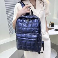 Mochila De algodón espacial para mujer, bolso de hombro de hilo de diseñador de diamantes, bolso escolar de gran capacidad, nueva moda coreana - details 9