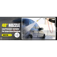 DECOKTOOL Lavadora eléctrica, 4800PSI Max 3.0 GPM de potencia con manguera de 20 pies, cable de 35 pies, 4 boquillas Cañón de espuma Lavadora de alta presión para - details 5