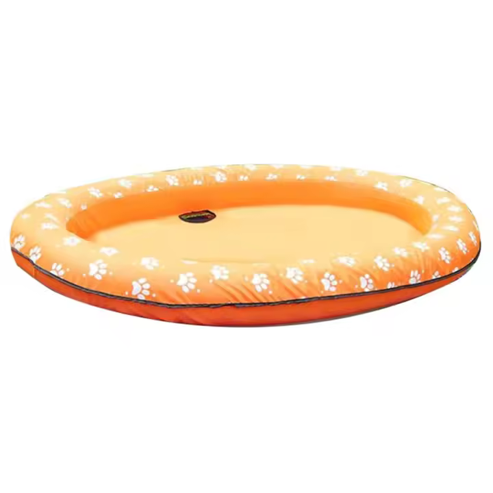 Flotador de agua inflable para gatos y perros, cama duradera para adultos y familias, accesorios de tiempo de juego, Material grueso - 1