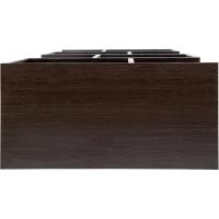 Estantería decorativa/estantes flotantes/Estantería de madera/Estantería con 4 estantes, oficina,modular, sala de estar, biblioteca - Display Shelf SRK-W3 - Marrón ceniza - details 86