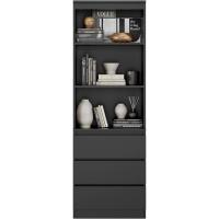 Estantería de Madera de 180cm con 3 Cajones Ideal para Oficina, Salón Organizador de Documentos, Archivadores, Carpetas, Libros - details 15