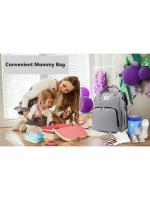 16,5*12,5*8,67 pulgadas pañal Baby Bolso, baby's Cuido Bolso, baby baño Bolso, baby Bolso de la botella, capacidad Grande impermeable, esencial del recién nacido - details 1