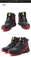 Botas de senderismo impermeables de cuero para hombre, botines de nieve para exteriores, zapatos de entrenamiento de senderismo de felpa, zapatos deportivos de senderismo, invierno, nuevo - details 10