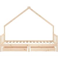 Estructura de Cama Infantil con cajones Madera de Pino 80x160cm - details 69