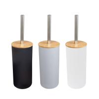 Juego De Cepillo Para Inodoro Antigrasa Pequeño Y Resistente Con Soporte Limpieza De Baño Accesorio De Baño Con Mango Longitudinal - details 1