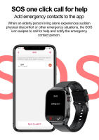 Relojes inteligentes de diagnóstico para hombres, pulsera con control del ritmo cardíaco y de la presión arterial, resistente al agua IP68, para IOS, ECG, AI, novedad de 2025 - details 17