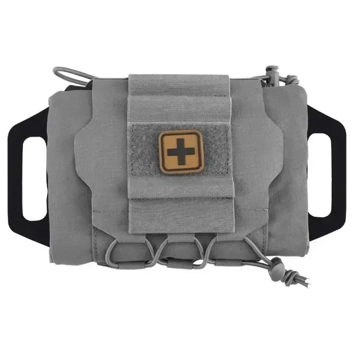 Nuevo modelo 2025 Kit de Primeros Auxilios para Cinturón de Servicio, Sistema MOLLE de Dos Piezas IFAK Kit de Trauma Porta Rollos Médicos para Emergencias al Aire Libre - 1