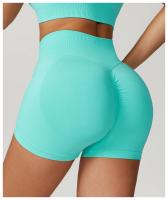 Shorts de Yoga de Cintura Alta Ajuste de Barriga, Levantamiento de Cadera, Ropa de Gimnasio de Nylon Zapatillas de Correr para Primavera/Verano - details 2