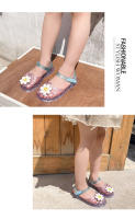 Sandalias de niña con flores, zapatos de gelatina tejida para bebé de 3 a 9 años - details 29