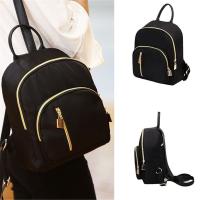 Bolso de hombro multifunción para niña, Mini mochila Oxford, color negro, para viaje - details 0
