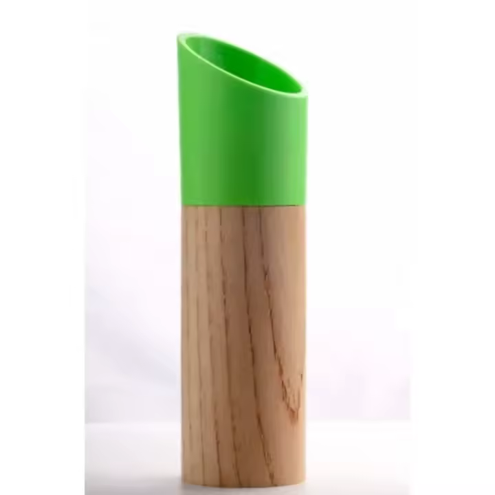 Molino de Sal y Pimienta Adecuado para Molinillos Altos Juegos de Botellas de Sal y Pimienta en Blanco y Negro con Ajustes Disponibles - 1