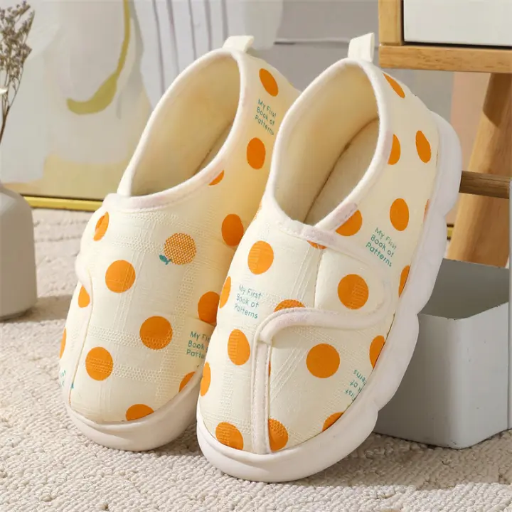 Nuevos zapatos de confinamiento con velcro, pantuflas de algodón posparto para interiores con suela blanda para maternidad - 1