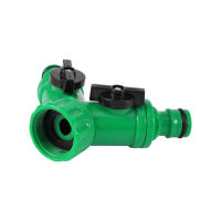 Divisor de agua en forma de Y para riego de jardín, válvula de agua de 2 vías con rosca hembra de 1/2 "Y 3/4", interruptor controlador de agua - details 3