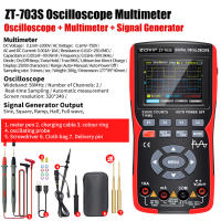 Osciloscopio generador de señal 3 en 1, multímetro Digital de doble canal, ancho de banda de 50MHz, frecuencia de muestreo de 280MS, almacenamiento de datos en forma de onda de PC - details 13