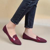 Zapatos de tacón de huevo de estilo europeo-americano Zapatos de mujer de suela suave y gruesa, patrón de oveja de primavera, tacón plano y no profundo - details 1