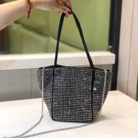 Moda super flash plata cena bolso bolso de diamantes de imitación bolso de diamantes banquete - details 5