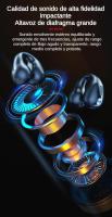 Auriculares Inalámbricos con Clip 2024, Auriculares Bluetooth 5.3 con Micrófono HD, HiFi Estéreo y Pantalla LED, Ajuste Cómodo, Carga Rápida USB-C, Auriculares para Deportes y Correr, Compatibles con Android, iPhone, Xiaomi, Samsung y Huawei - details 3