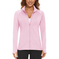 MAGCOMSEN-Chaqueta atlética ligera para mujer, manga larga, Upf 50 +, Tops con cremallera de Golf - details 22