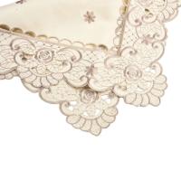 ENCE Mantel rectangular, ovalado, cuadrado, blanco de alta calidad, decoración floral para restaurante, 1 pieza - details 17