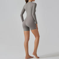 Mono Deportivo Con Cuello Levantado Y Cremallera Frontal Para Mujer - details 6