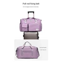 Bolsa de viaje de gran capacidad Weekender bolsas de Lona de noche with Para Zapatos bolsas de fitness Deportivo para Mujeres - details 10