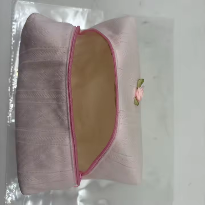 Estuche de Maquillaje Elegante y Sencillo Bolso Portátil de Gran Capacidad con Diseño Floral - 1