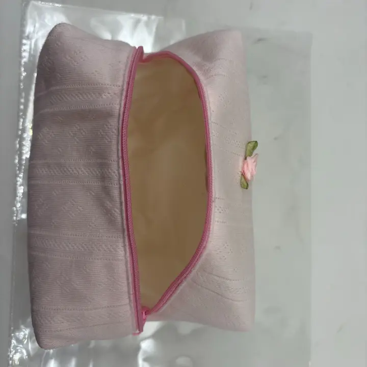 Estuche de Maquillaje Elegante y Sencillo Bolso Portátil de Gran Capacidad con Diseño Floral - 1