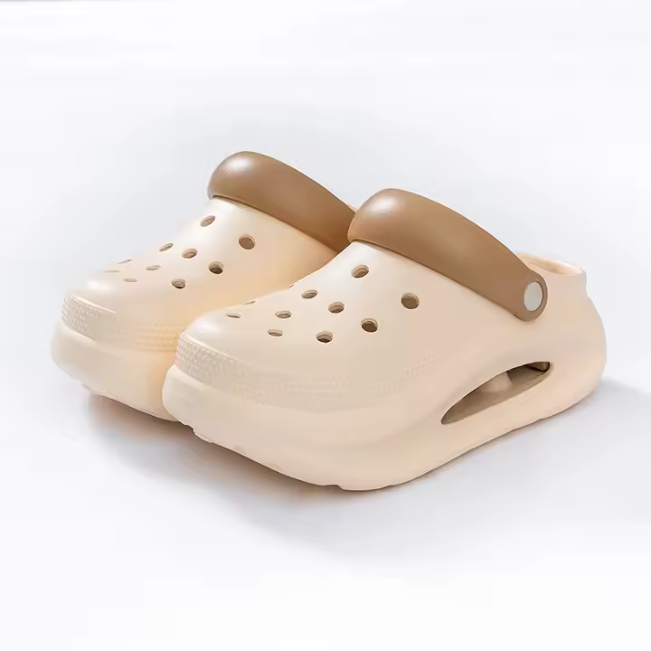 Sandalias de verano para mujer, zuecos con plataforma, zapatos para exteriores, zapatillas para mujer, zapatillas de moda con aumento de altura para niñas, zapatillas transpirables para enfermera - 1
