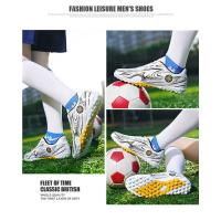 Zapatos de fútbol para niños, botas de fútbol para la escuela, tacos de hierba, zapatillas de entrenamiento atlético al aire libre, calzado deportivo para niños y niñas, FG/TF - details 16