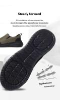 Zapatos deportivos grandes de moda para hombre con parte superior de malla transpirable, suela ligera de EVA, cordones, correr suave, primavera y verano - details 5