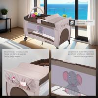 Cuna Infantil Portátil para Viajes Altura Ajustable Almohada para Bebé Bolsa de Transporte - details 5