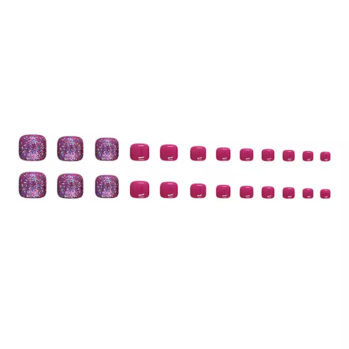 Uñas artificiales de resina reutilizables, 24 piezas, brillo brillante, sin decoloración, para toda la vida, uso diario - 1