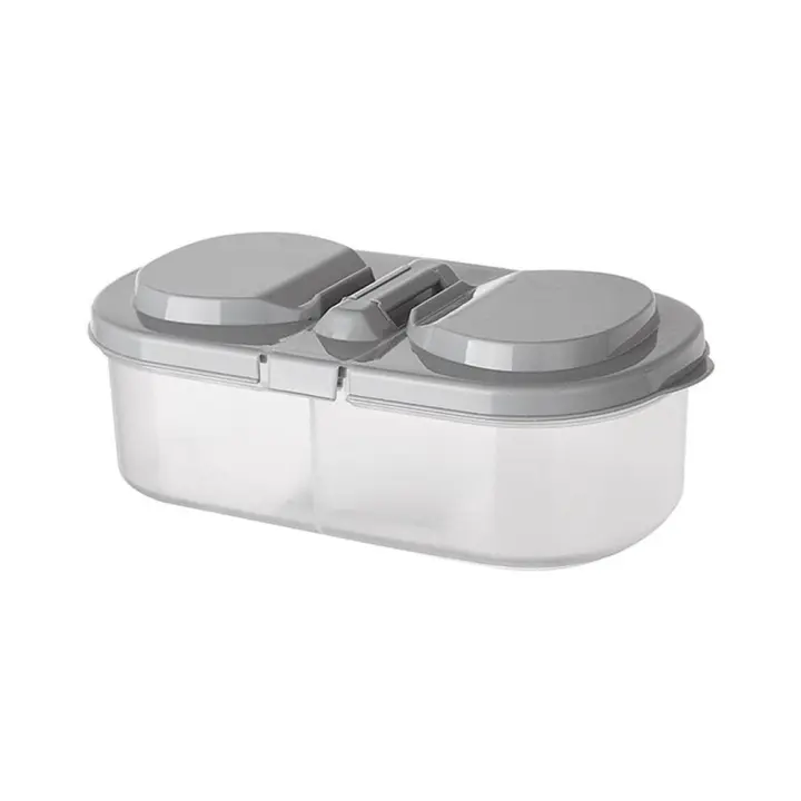 Contenedor de comida portátil para niños, vajilla de plástico para acampar, Picnic, almuerzo, almacenamiento de aperitivos, contenedor de frutas, caja de almacenamiento - 1