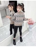 Suéter de Vellón Engrosado para Niñas Moda de Invierno para Edades de 4-12 Años - details 21