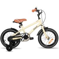 Bicicleta Infantil 14/16/18/20 Pulgadas para niñas y niños de 3-13 años, 14/16/18/20 Pulgadas Bicicleta para niños con estabilizadores (Rosa, Beige, Azul, Plata, Verde) - details 52