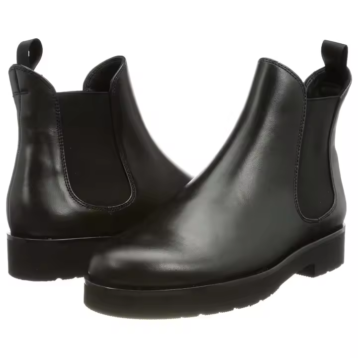 Botines de alta calidad, botas de mujer de cuero clásicas informales - 1