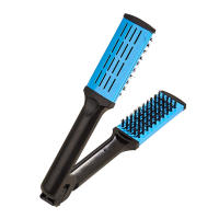 Peine Rectificador de Cabello Profesional Doble Peine en Forma de V Herramienta de Estilismo Sin Daño Certificado CE - details 12