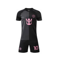 Away 25-26 Miami Black No.10 Camiseta de fútbol para niños y adultos, tallas 14-3XL adultos, - details 2