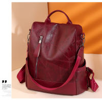Mochila antirrobo de cuero vintage para mujer, mochila de trabajo de gran capacidad, mochila de hombro informal para mujer - details 11
