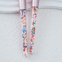 Brocha de maquillaje individual Candy Loose Powder Blush Pink con diamante Rainbow Ice Cream Brocha de maquillaje navideña - details 1